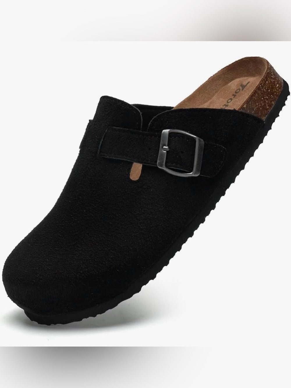 Torroto Women’s Clogs Cork Footbed Suede Slippers sz 9